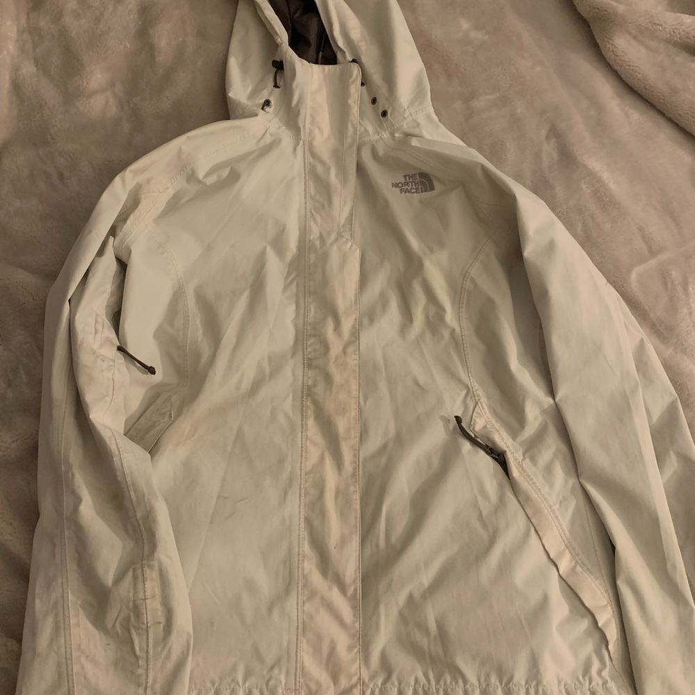 White North Face Jacket size s